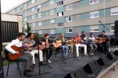 Francko Mehrstein and guitar students