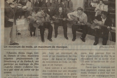 5.1.2. Newspaper article featuring Alsatian musicians who performed in the film Latcho Drom. The 1994 festival would be titled “Latcho Drom.”