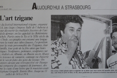 5.1.3. Newspaper article featuring Sony Reinhardt and Dino Mehrstein in advance of the 1994 festival, “Latcho Drom.”