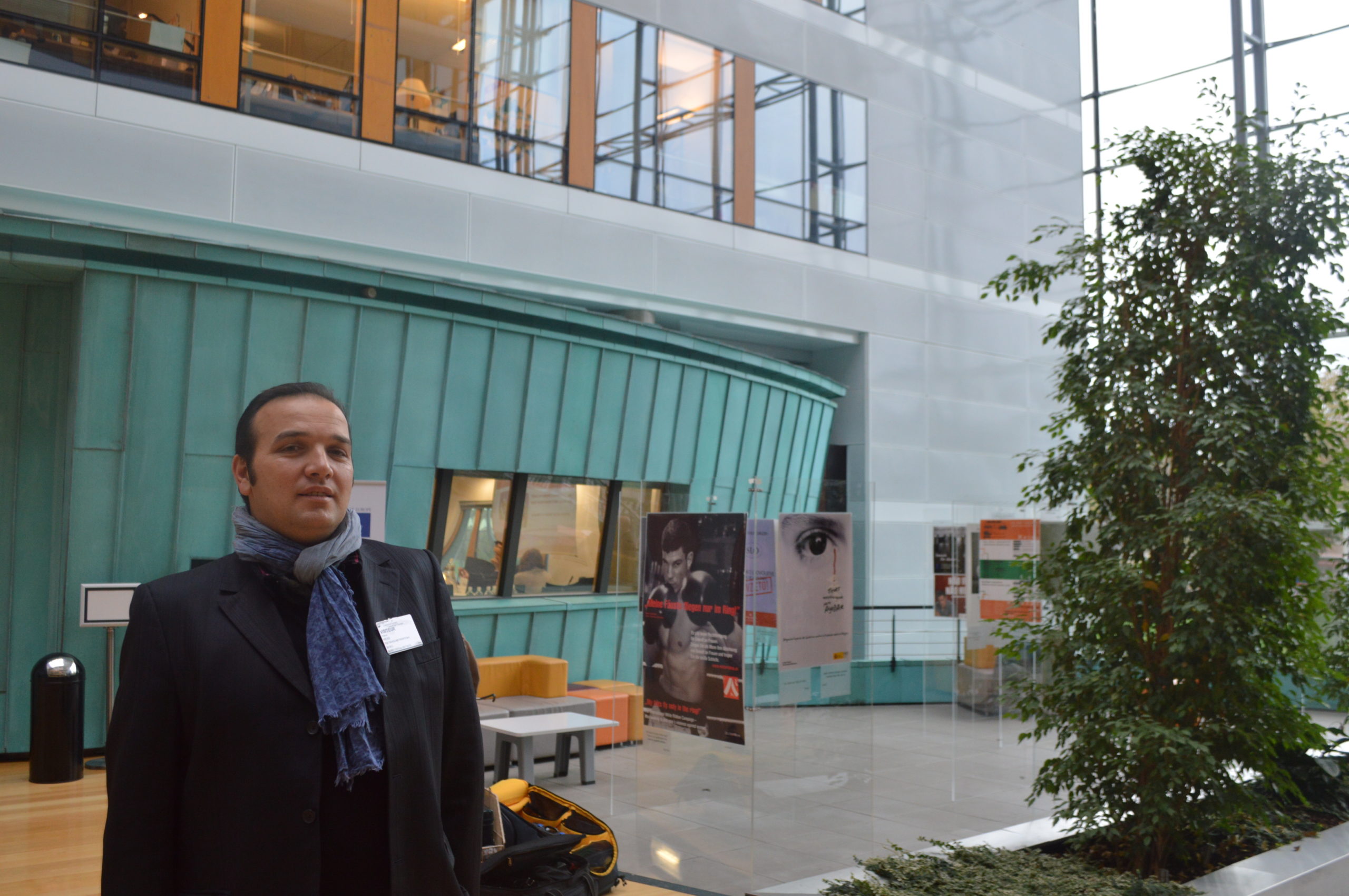 Gigi Loeffler inside the Council of Europe, 2013